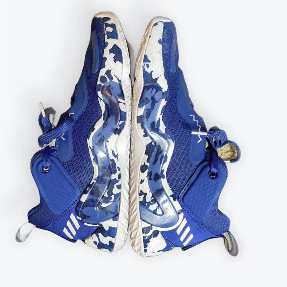 Adidas‎ D.O.N. Issue 3 Blue Camo Basketball Sneakers Mens 8.5 GV7264